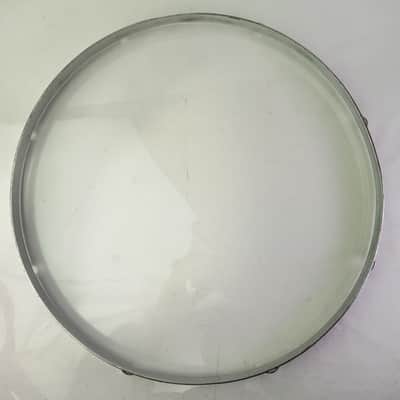 Slingerland 16"BRASS Stick-Chopper Radio King Floor Tom Drum Chrome Rim/Hoop COB image 5
