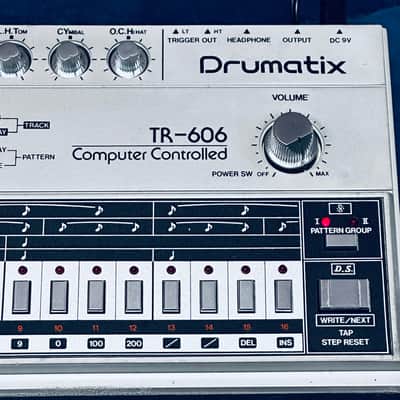 Roland TR-606 Drumatix Vintage Analog Drum Machine • Serviced • Fully Tested • Excellent • Rare Case Included image 4