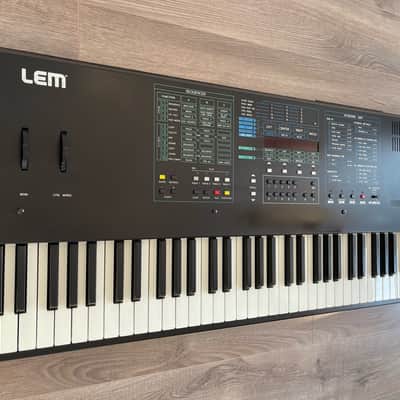 LEM  Mmk Weighted Midi Master Keyboard Sequencer 1986 72 key 1986 Black image 1