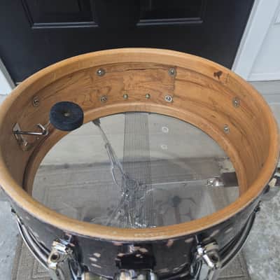 Slingerland Artist Model Snare Drum 1960s - Capri Pearl image 11