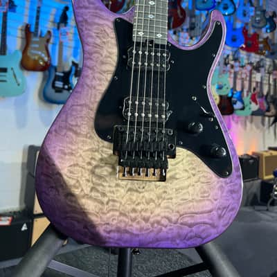 Kramer Volante Quilt HHFR Electric Guitar - Ultraviolet Burst GET PLEK'D! 978 image 3
