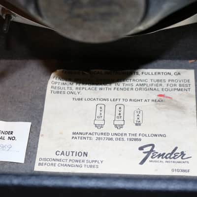 Vintage Fender Silverface Champ Amp Cabinet - with Speaker - Beautiful Condition - No Tariffs image 9