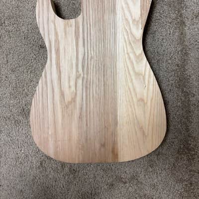 Raw Guitar Body Ash Body Stratocaster Style image 3