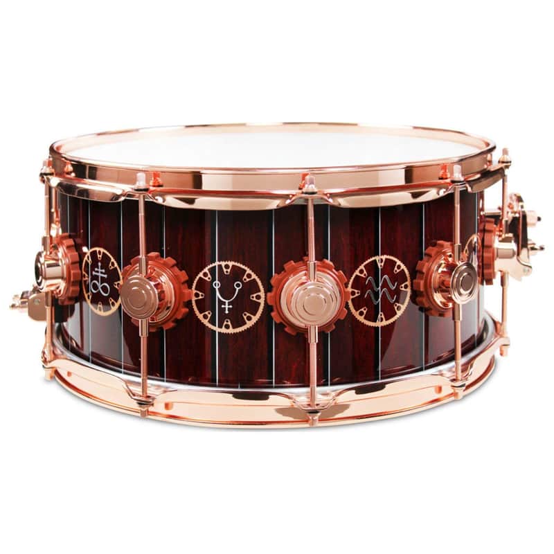 DW DREX6514SSP-RH Collector's Series "The Time Machine" Neil Peart / Rush Signature Icon 6.5x14" Snare Drum image 1