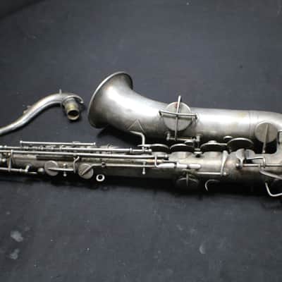 An Antique 1920's Wm. Frank & Co. C Melody Saxophone a Good Sax for Jazz   as-is   # 9 S image 8