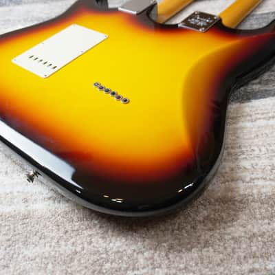 2012 Fender Japan ST-W 3CS 30th Anniversary Double Neck 6/12 String Stratocaster Limited MIJ image 13