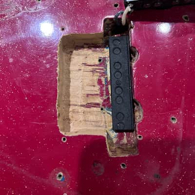Fender Jazz Bass Red Sparkle Refin 1964 image 12