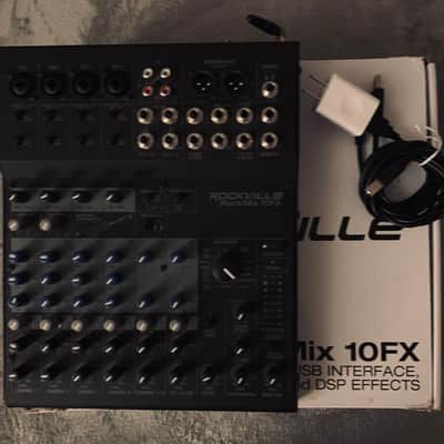 Rockville ROCKMIX 10FX 10 Chan Mixer USB Computer Recording Interface+Effects image 4