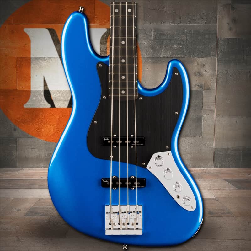 Fender American Ultra II Jazz Bass Ebony Fingerboard - Noble Blue image 1