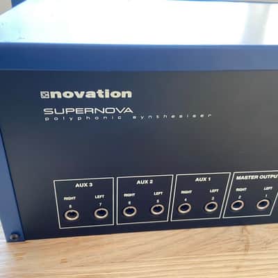 Novation Supernova Polyhpnic Rackmount Synthesizer 1998 - Blue image 4