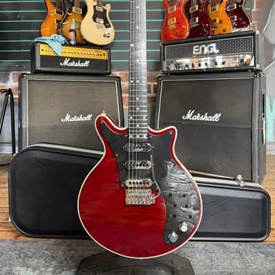 Burns Brian May Signature Red Special Cherry Electric Guitar image 1