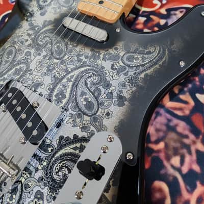 *NEW IN BOX* 2025 Fender Japan Limited Edition Telecaster Black Paisley - MIJ JD25 - low tariffs image 8