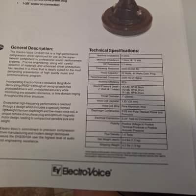 Electro-Voice DH3 HF driver image 2