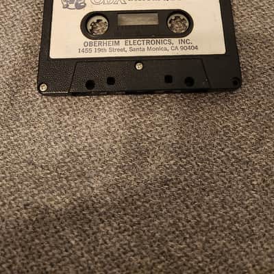 Oberheim 1970s80sFor Sale: Oberheim OB-X Factory Patches Cassette Tape + DSX Factory Sequences Vol.1 Cassette Tape