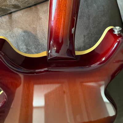 2002 Hamer USA Newport Pro — Jazzburst — 6 lbs 11 oz image 5