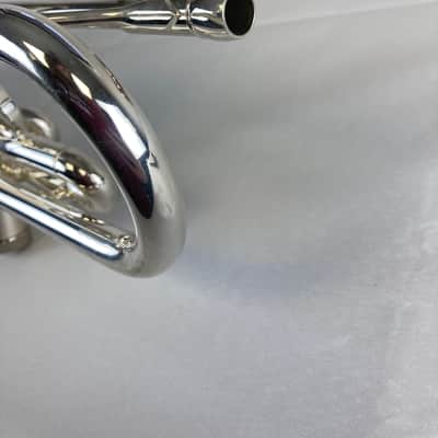 Blessing BTR-1460 Bb Trumpet – Silver-Plated – Intermediate Model – Excellent Condition – w/ Case SM#3632 image 13