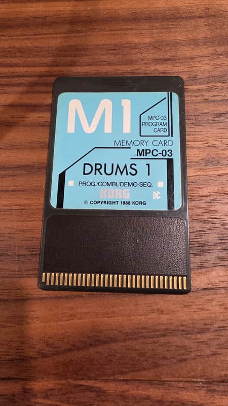Korg MPC-03 DRUMS 1 Memory Card image 1