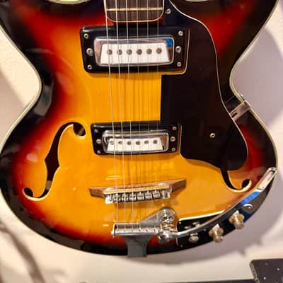 Maxitone Barney Kessel Ibanez 1960 Sunburst MIJ Aria Bruno Matsumoku w/ Gigbag! image 3