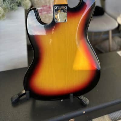 1966 Fender Jazz Bass – Vintage Original | Stunning Aged Sunburst Refinish image 6
