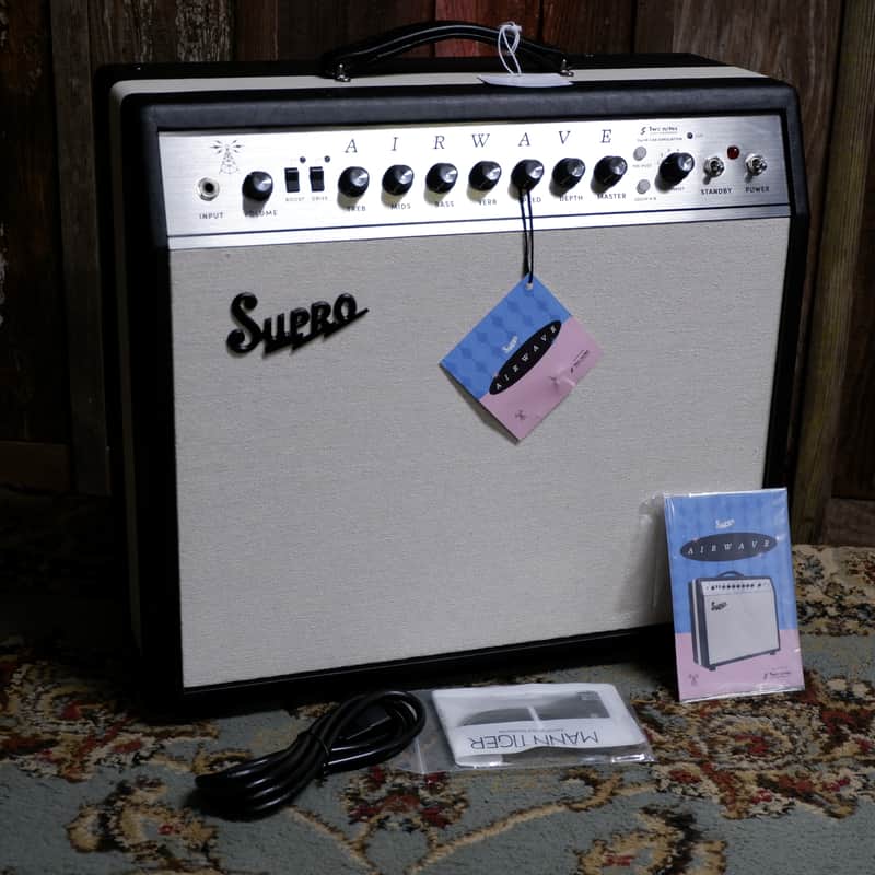 Supro 1825R Airwave 25-Watt 1x12" Guitar Combo 2025 - Present - Black image 1