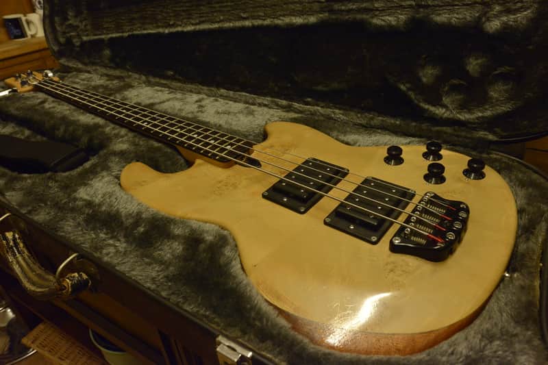 RARE 1985 Vintage Wal Mk1 MkI Custom UK British Bass Natural Canadian Maple Burl, Brazilian Mahogany image 1