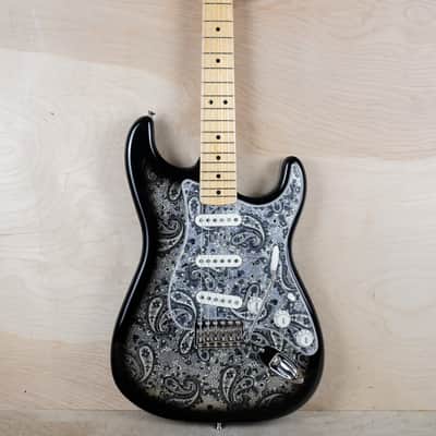Fender Limited Stratocaster Black Paisley 2025 Black Paisley '69 Reissue Japan MIJ w/ Gig Bag, Case Candy image 3