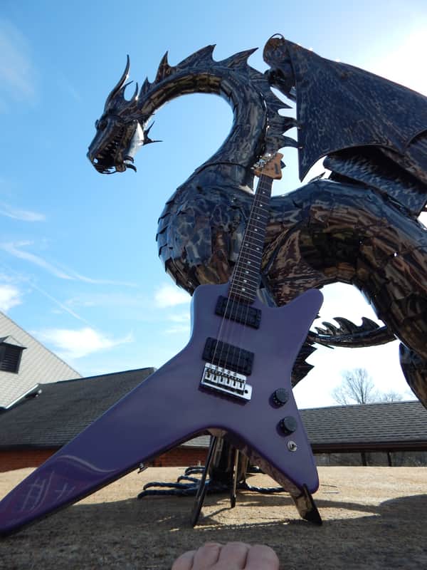 Kramer Voyager 1982 - Melaga Purple Flicker Trem OHSC image 1