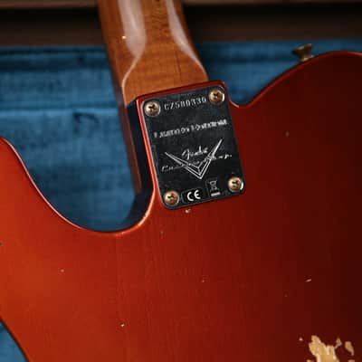 2024 Fender Custom Shop LTD 60s Tele Jazzmaster Bigsby Burnt Copper Relic image 10
