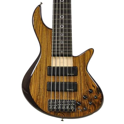 Xotic XB-2 6-String Bass Bocote/Ash Natural Top w/Trans Black Back image 6