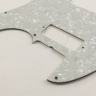 Light Relic White Pearl Aged Tele Mini Duncan Humbucker Pickguard for Fender Vintage ‘59 Custom Guitar image 7