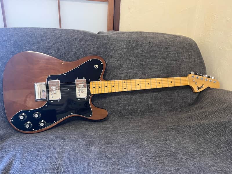 1974 Greco TD500 Telecaster Deluxe Mocha Made in Japan Vintage w/ Fernandes Hard Case image 1
