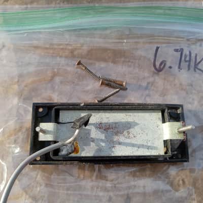 Vintage Circa 1972 Gibson SB Bass Patent Number Pickup w/ Ring, Mounting Screws! Rare, Original Part! image 4