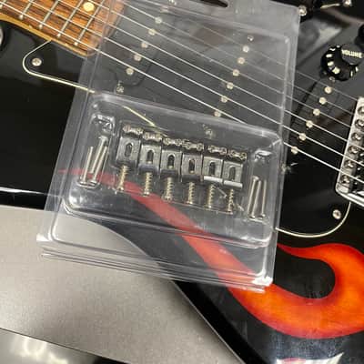 Fender 099-2051-000 American Vintage Stratocaster Saddles (6) 2010s - Nickel image 1
