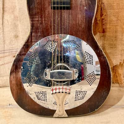 Rexo by Regal Electric Resonator Guitar Wood Body Refin circa 1930's image 2