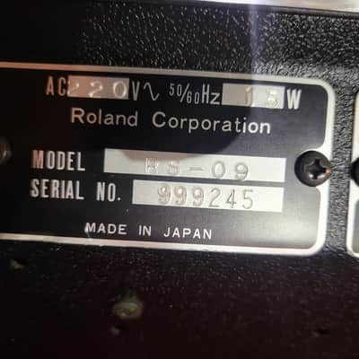 Roland RS-09 MKII 44-Key Organ / String Synthesizer 1980s - Black with Colored Buttons image 3
