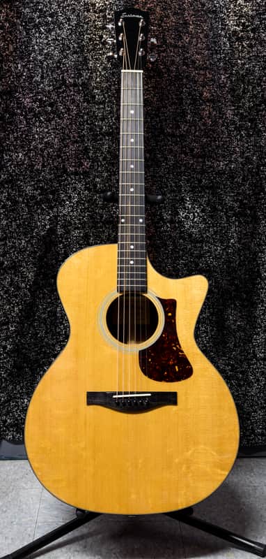 Eastman AC122-1CE-DLX Gloss Solid Acoustic Electric Grand Auditorium Guitar with Gig Bag image 1