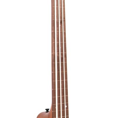 Gold Tone M-Bass25FL/L 25-Inch Scale Fretless 4-String Acoustic-Electric MicroBass w/Hard Case For Left Hand Players image 6