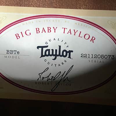 NEW! Taylor Big Baby Taylor BBTe Acoustic-electric Guitar - Natural Sitka Spruce - 4lbs - Authorized Dealer - G06258 image 5