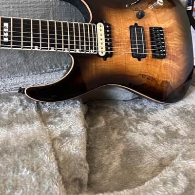 ESP E-II M-II 7 NT 2019 - 2020 - Dark Brown Natural Burst image 3