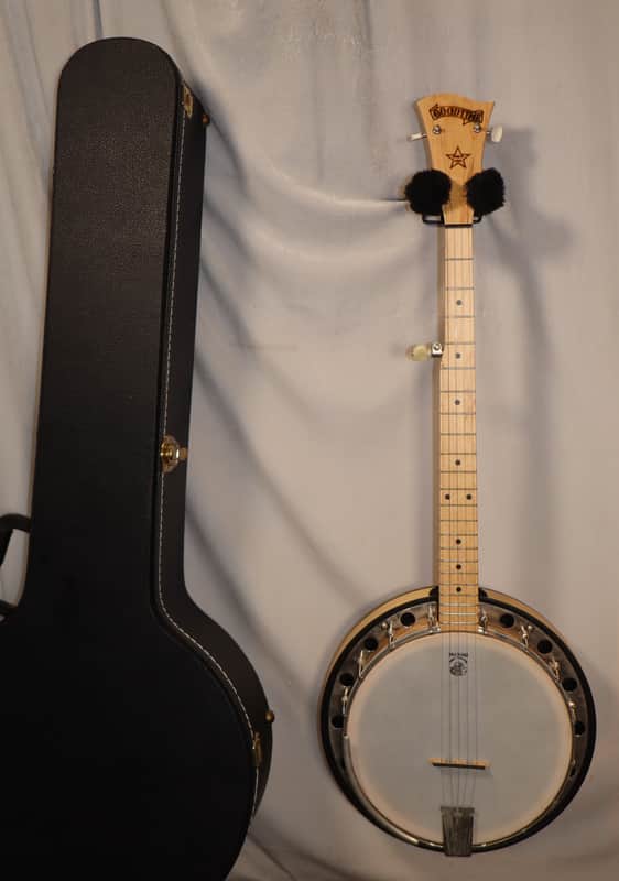 Deering Goodtime II 5-String Resonator Banjo with TKL case + strap used 1999-2008 Made in USA image 1