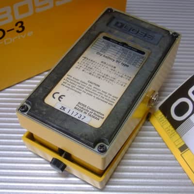 The First Month Aug 1997 Boss OD-3 OverDrive w/ Original Box & Manual (Silver Label) image 3