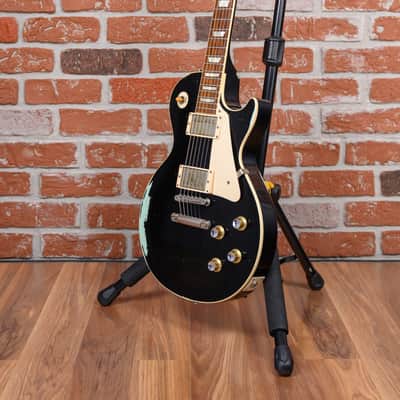 Gibson Custom Shop Les Paul Standard GC '60 Aged Black Over Frost Blue 2016 w/OHSC image 5