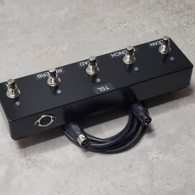 Replacement Low-Profile Footswitch (PEDL-00021-Style) for Marshall JCM 2000 TSL Amps w/ Rev/FX Memory per Channel and 10-Ft Cable image 2