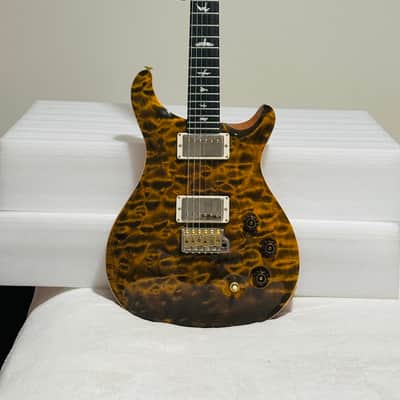 PRS DGT Wood Library One Piece 10-Top - Brazilian Rosewood Fretboard Yellow Tiger beauty image 1