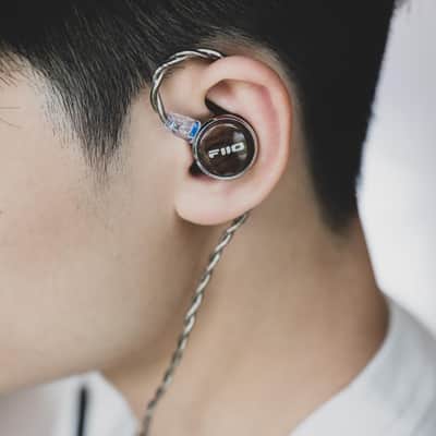 FiiO FP3 HiFi 14.5mm Planar Diaphragm Driver in Ear Earphone IEMs, with Solid Wood faceplate, Detachable 0.78mm 2Pin IEM Cable for Musician Singer Audiophile (Black Walnut) image 2