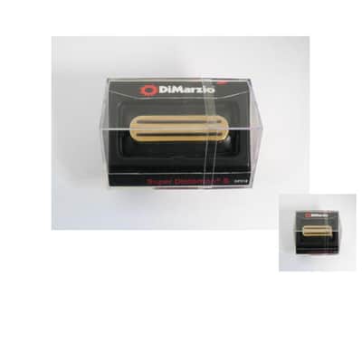 DiMarzio DP218 Super Distortion S Single Coil Bridge Pick-up with Gold cover-NEW image 1