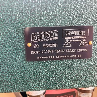 Benson Amps Monarch Reverb 15-Watt 1x12" Guitar Combo 2023 image 7