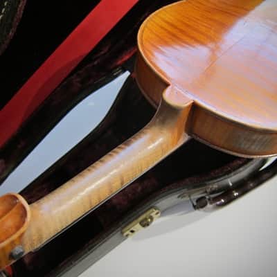 Jérôme Thibouville-Lamy (J.T.L.) Stradivarius Copy 4/4 French Circa-1930s-1940s-Light Yellow Brown Varnish image 16