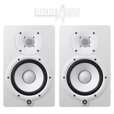 Yamaha HS7W Powered Monitor Pair [White],  Brand New, Full Warranty, In Stock. Buy @  CAs #1 Dealer! image 1