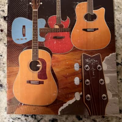 Washburn Catalog Flyer 80s-90s SBF24 SBT21 SBS20 ea20 ea30 Mandolin Banjo Crackle image 1